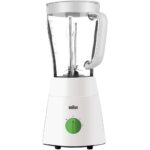 Braun Electric Blender, 1.5L, 500W, White - JB0123WH (International Warranty)