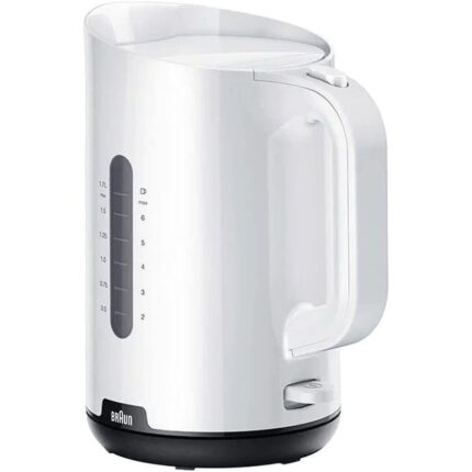 Braun Electric Kettle, 1.7L, 2200W, White - WK1100WH (International Warranty)