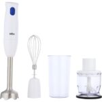 Braun MultiQuick 1 Hand Blender, 600 ml, 450 Watt, White - MQ10.202MWH