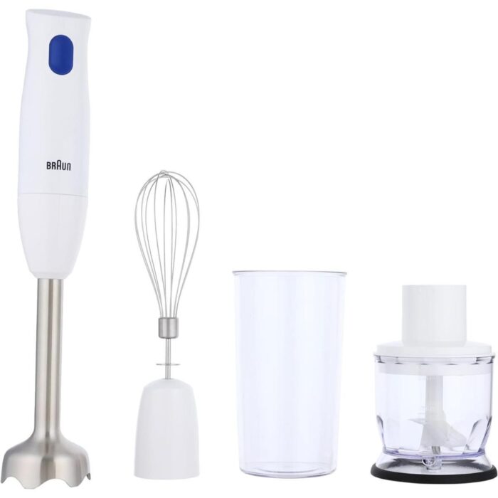 Braun MultiQuick 1 Hand Blender, 600 ml, 450 Watt, White - MQ10.202MWH - Image 1