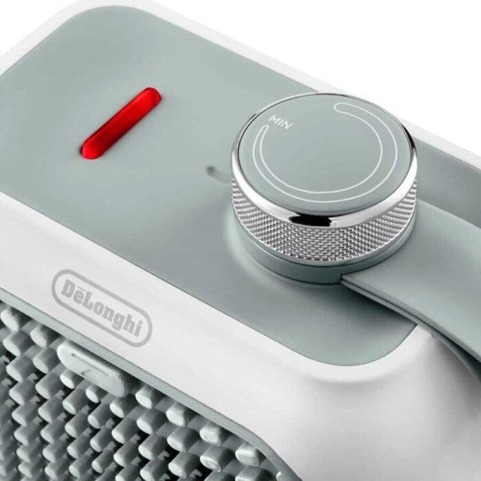 DeLonghi Capsule Desk Fan Heater, 360 Watt, Green - HFX10B03.GR (Raya Warranty) - Image 2