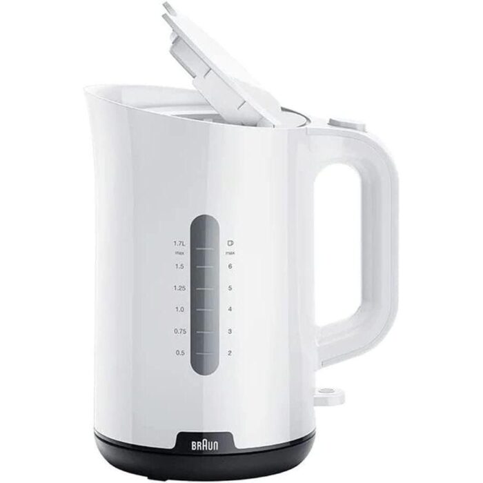 Braun Electric Kettle, 1.7L, 2200W, White - WK1100WH (International Warranty) - Image 2