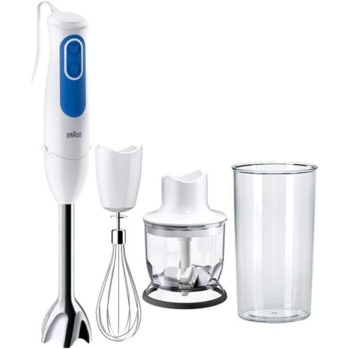 Braun MultiQuick 3 Hand Blender, 350 ml, 700 Watt, White - MQ 3025 (Raya Warranty) - Image 1