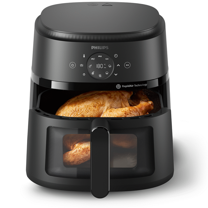 Philips 2000 Series Digital Airfryer, 6.2L, 1700W, Black - NA230/00 - Image 3