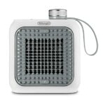 DeLonghi Capsule Desk Fan Heater, 360 Watt, Green - HFX10B03.GR (Raya Warranty)