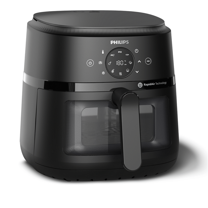 Philips 2000 Series Digital Airfryer, 6.2L, 1700W, Black - NA230/00 - Image 2