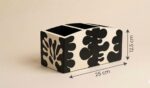 Handmade Wooden Desk Organizer – Modern Hand-Painted Storage Box for Home & Office - Image 2