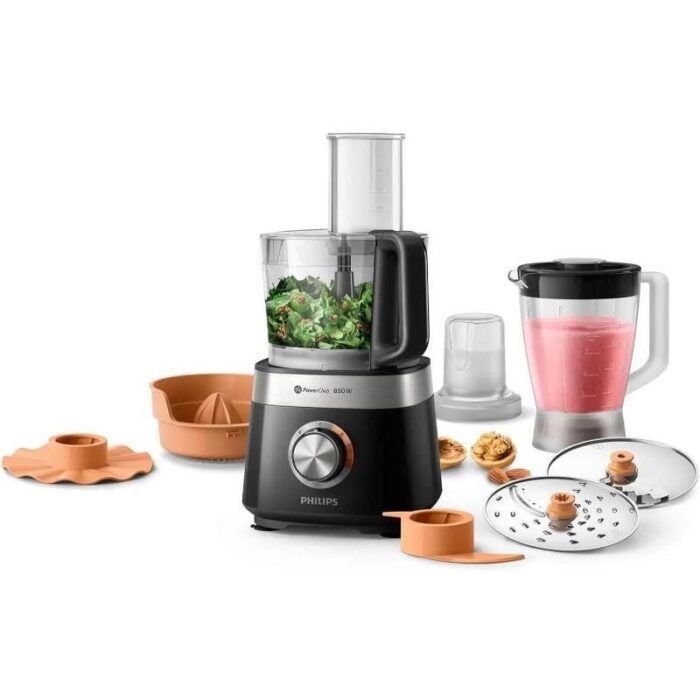 Philips Food Processor HR7530/10 850W 31 Functions 2.1L Black - Image 1