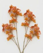 Artificial Plant Branches For Home and Office Decor Premium Plastic Autumn Orange - Image 3