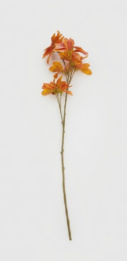 Artificial Plant Branches For Home and Office Decor Premium Plastic Autumn Orange