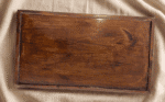 Handcrafted Rectangular Serving Tray with Inlaid Shells, 45x25Cm, Green - Image 4