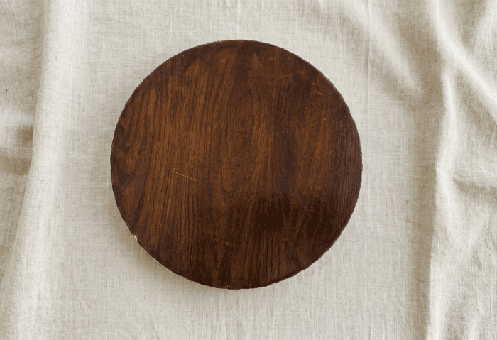 Handcrafted Round Serving Tray with Swirl Pattern, 35Cm, Blue & White - Image 3