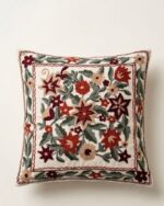 Floral Embroidery Decorative cushion
