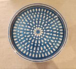 Mediterranean Starburst Blue Wooden Serving Tray, 45 cm