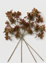Artificial Plant Branches For Home and Office Decor Premium Plastic Autumn Green - Image 4