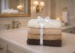 Luxury 4-Piece Cotton Towel Set – Ultra Soft & Highly Absorbent Bathroom Towels – Available in 3 Elegant Colors - Image 3