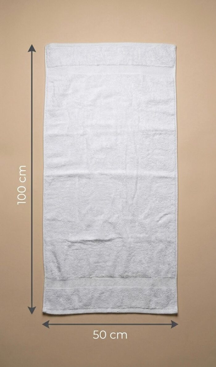 Luxury 4-Piece Cotton Towel Set – Ultra Soft & Highly Absorbent Bathroom Towels – Available in 3 Elegant Colors - Image 4