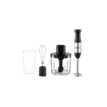 DSP 4-in-1 Hand Blender KM1092 200W Turbo with Chopper - Black