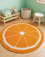 Hand-Crocheted Fruit Wedge Rugs - Image 4