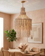 Woven Lumina Bohemian Macrame Chandelier