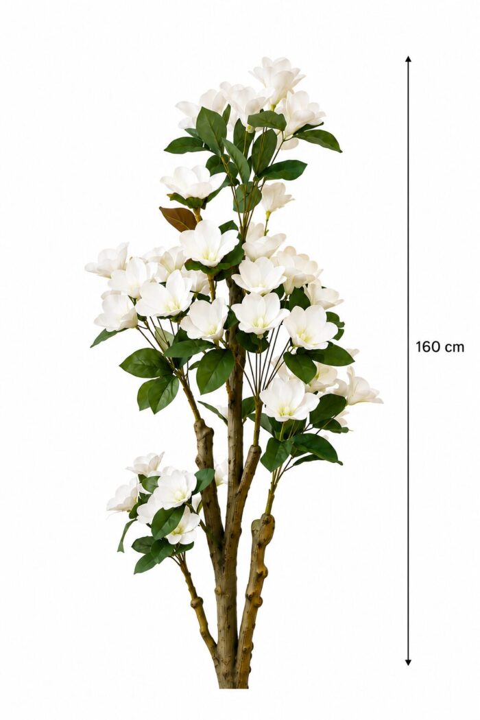 Artificial White Magnolia Tree – 160 CM Decorative Floor Plant - Image 3