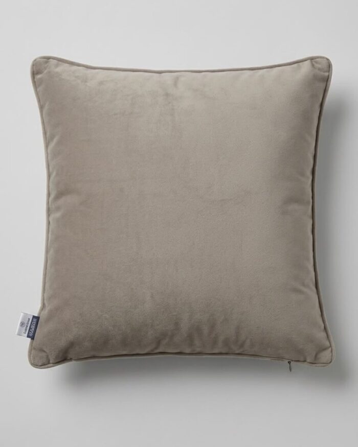 Earth Tone Safari Printed Velvet Cushion - Image 3