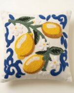 Mediterranean-inspired Lemon cushion - Image 2