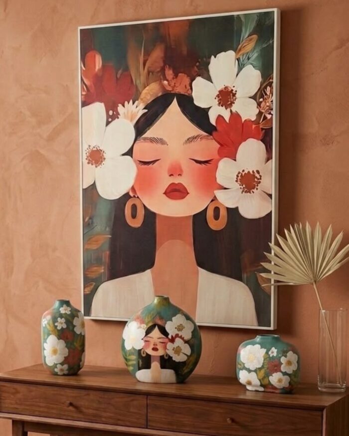 Flora and Muse Hand-Painted Pottery - Image 5