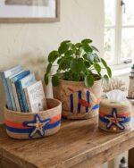 The Riviera Handwoven Coastal Organizer Set ( set of 3) - Image 2