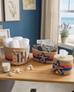 The Riviera Handwoven Coastal Organizer Set ( set of 3)