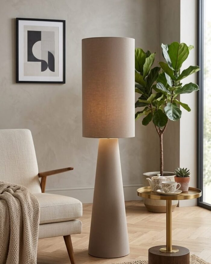 Dune Minimalist Tapered Floor Lamp - Image 2