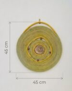 Verdant Rings and Coiled Artisan Wall Tapestry (set of 4) - Image 4