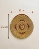 Verdant Rings and Coiled Artisan Wall Tapestry (set of 4) - Image 6