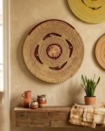 Verdant Rings and Coiled Artisan Wall Tapestry (set of 4) - Image 2
