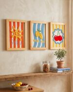 Mediterranean Summer Embroidery Set (set of 3)