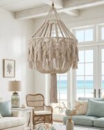 The Tulum Macrame Pendant  for Tropical and Coastal Vibe