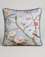 Heritage Songbird  Decorative Velvet Cushion