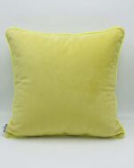 Wild Bloom and Lime Reversible Velvet cushion - Image 2