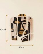 "Aura of Ancestors " 4-Piece Segmented Wooden Wall Art - Image 3