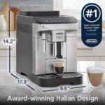 De'Longhi Magnifica Evo Automatic Espresso Machine with Milk Frother, Silver - Image 7