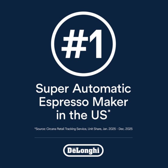 De'Longhi Magnifica Evo Automatic Espresso Machine with Milk Frother, Silver - Image 9