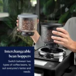 De'Longhi Rivelia LatteCrema Automatic Coffee Machine, Onyx Black (EXAM440.55.B) - Image 9
