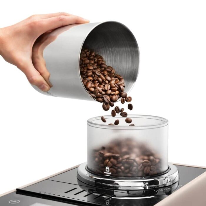 De'Longhi Rivelia Fully Automatic Espresso Machine, Sand Beige - Image 9