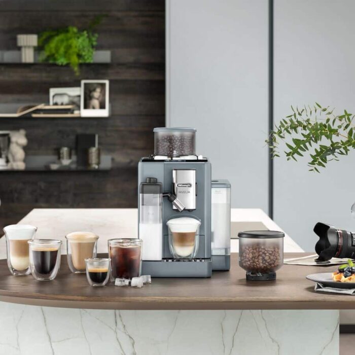 De'Longhi Rivelia Fully Automatic Espresso Machine, Pebble Gray - Image 12