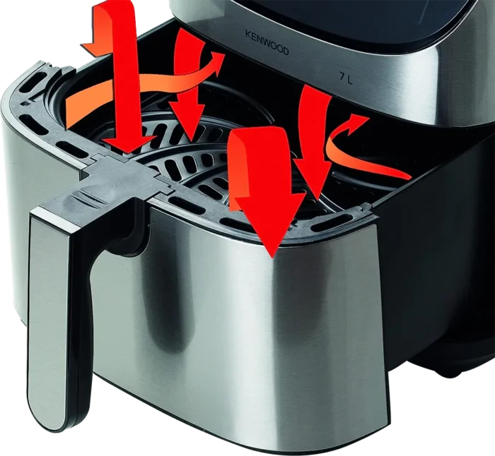 Kenwood Air Fryer HFM80.000SS – 7L Digital 1800W XXXL Air Fryer with Max Crisp & 12 Presets - Image 10