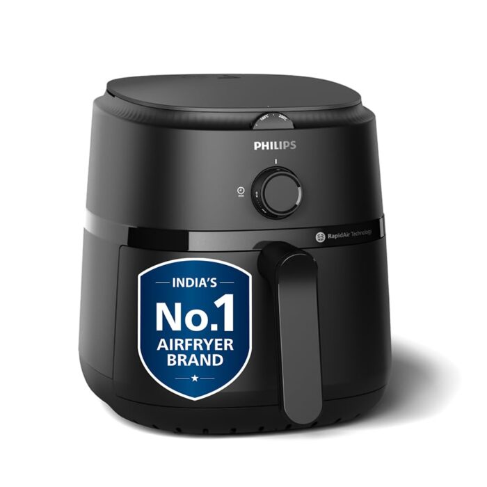 PHILIPS Air Fryer NA120/00, 4.2 Litre, Large | Uses up to 90% Less Fat with Rapid Air Technology - Image 9