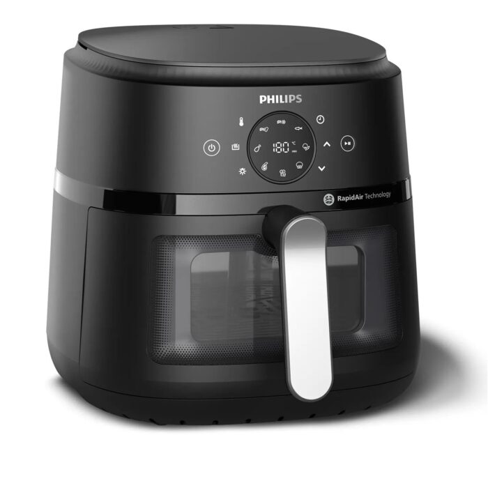 Philips 2000 Series Airfryer 6.2L with RapidAir Technology, Cooking Window, and Digital Touchscreen (NA230/00) - Image 7