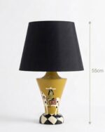 The Caballero Hand-Painted Wooden Table Lamp - Image 3