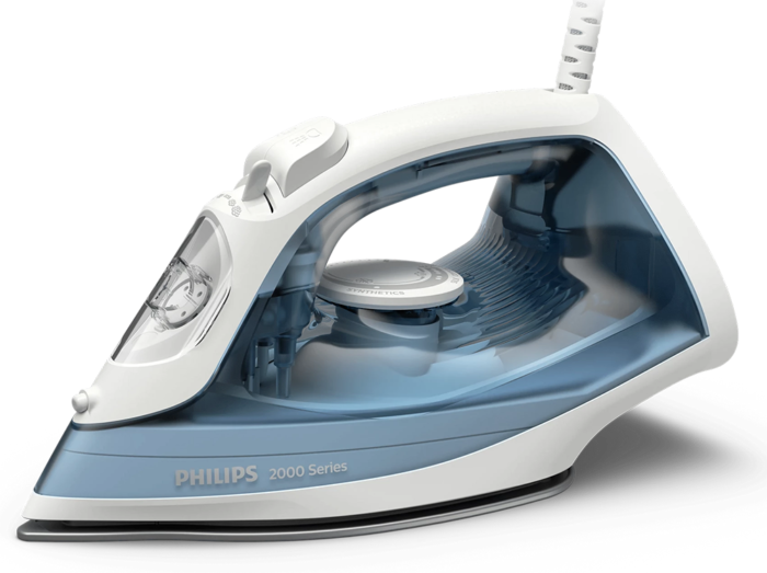 Philips 2000 Series Steam Iron DST2010/26, 2000W, 25g/min Continuous Steam, 100g Steam Boost, 250ml, Sea Blue - Image 7