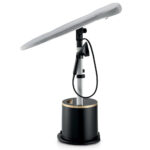 Kenwood GSP80.400 Garment Steamer, 2280W, 2L Tank, 95g/min Continuous Steam, 3-Position Ironing Board, Digital Hand & Base Control, Auto Shut-Off, Matte Black with Gold - Image 3
